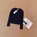 Women's Clothing Slim Fit Long Sleeve T-Shirt Henley Collar Solid Color Inner Layer Top Early Spring Style Flattering Shoulder Half Open Collar_ecoleips.com