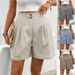 Women's Elastic Waist Casual Shorts – Straight Leg Lounge Pants Color Scientist Approved Universal Fit Magic_ecoleips.com
