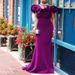 Women's Clothing Large Size Slim One Shoulder Dress Bridesmaids Banquet Small Dress_ecoleips.com