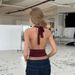 JY25064 Cross-Border New Sexy Deep V Backless Camisole For Women 2025 Summer Hot Style Tie-Up Halter Top_ecoleips.com