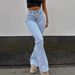 ZT41 High-Waisted Skinny Jeans For Women Light Blue Denim Street Style Casual Pants_ecoleips.com