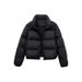 New Solid Color Short Women's Autumn And Winter Coat Fashionable Thickened Warm Zipper Bread Clothes Cotton Clothes_ecoleips.com