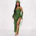 K European And American Clothing, Adult Leaves, Sequins, Halloween Costumes, Sexy Dance Costumes, Dresses_ecoleips.com