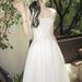 Lace Square Neck Fishtail Dress Women's Slimming A-Line Double Version Elegant Attractive_ecoleips.com