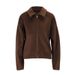 AD830 Cross-border European And American Women's Fashion New American-style Jacket, Solid Color, Turn-down Collar,_ecoleips.com