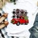 Eurean And American Cross-border Foreign Trade Women's Clothing Christmas Tree Print Round-neck Short-sleeve T-shirt_ecoleips.com