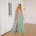 Women's Clothing Elegant Halloween Ball Gown Long Dress With Straps & Appliques For Women's Party, Prom, Show - Multiple Colors & Sizes Available_ecoleips.com