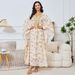 Modest Abaya Dress Luxury Embroidered Abaya Dress Set With Beaded Neckline – Elegant Two-Piece Maxi Dress For Women, Modest Evening Gown_ecoleips.com