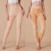 Women's Clothing Plus Size Fleece Lined Leggings Solid Color Thickened Leggings With Single Crotch And Footed Design For Warmth And Outerwear KC05_ecoleips.com