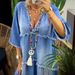 In Stock European And American Hot-Selling Women's Fashion 2022 Summer Elegant Backless Printed Bohemian Dress_ecoleips.com