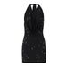 2025 Summer New Fashion Personality Beaded Sexy Backless Sleeveless Bodycon Dress For Women Wholesale_ecoleips.com