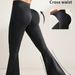 Women's Clothing Slim Yoga Pants Outdoor Sports Flared Pants Women's High Waist Hip Lifting Fitness Pants Stretch Wide Leg Pants_ecoleips.com
