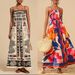 Women's Elegant Print Dress European American Style 2025 New Cross Border Fashion Slimming Sleeveless Cinched Waist Design_ecoleips.com