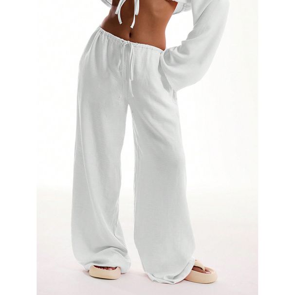 cross-border European And American Casual For Women, New Summer Straight-leg Sports Sweatpants, Loose Trendy_ecoleips.com