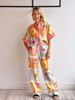 Women's Clothing Casual Fashion Linen Shirt Collar Cardigan Long Suit_ecoleips.com
