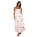 New European American Cross-border Spring/summer Floral Dress With Bow, Suitable For Vacation And Parties, Elegant_ecoleips.com