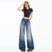 American Retro Narrow Straight-leg Jeans For Women, Spring 2025, Low-waisted, Loose, Versatile, Drapey, Floor-length_ecoleips.com