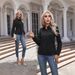 Women's Clothing Women's Fashion Long Sleeved Cardigan Button Down Casual Shirt Top_ecoleips.com
