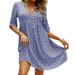 European And American Cross-border Foreign Trade Women's Clothing 2023 Spring-summer New Fashion V-neck Mid-waist Floral_ecoleips.com