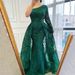 Women's Clothing Summer New Women's Beaded Light Luxury Off Shoulder Dress Slim Fishtail Dress_ecoleips.com
