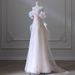 Women's Clothing High End Heavy Duty Light Wedding Dress One Shoulder Bride Temperament Light Luxury Niche Dress Banquet Long Skirt_ecoleips.com