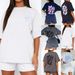 Women's Clothing Autumn And Winter New Sweater Suits Fashion Sports Short Sleeved Pullover Shorts Suit Two Pieces_ecoleips.com