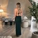 Summer Style Women's Sexy Sleeveless Backless Halter Neck Top With Tie High Waist Slim Fit Skirt Set_ecoleips.com