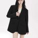 ng2510292 Black New Style Suit, Korean Design, High-end Jacket, 2025, Elegant, Loose-fitting, Spring And Autumn Casual Top_ecoleips.com