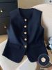 Women's Light Luxury Style Vest Casual Elegant Fashion Shoulder Length High End Outerwear For Spring_ecoleips.com