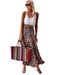 2025 Spring Summer New Leopard Ins Internet Celebrity Style Belted Flared Print Long Skirt_ecoleips.com