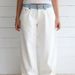 Women's Clothing Spring/Summer Color-Block Straight-Leg Jeans Casual Webbing Decorated Elegant Design New Style_ecoleips.com