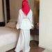 Elegant Long Sleeve Dress Set For Women - Soft & Comfortable Polyester Blend, Stylish & Versatile For Spring & Summer_ecoleips.com