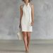 Women's Clothing Women's Solid Color Sleeveless Button Stand Collar Mini Dress For Formal & Casual For Women_ecoleips.com