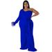 Women's Clothing Plus Size Women's Asymmetrical Jumpsuit Long Sleeve For Formal & Casual For Women Long Sleeved Collared Dress_ecoleips.com