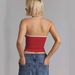 Cross-border Halter Neck Ribbed Tank Top For Women, Summer 2025, Slim-fit, Casual Wear, Color-blocking Sports Camisole_ecoleips.com