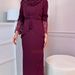 High-End Banquet Dress For Women Stylish Young Mother's Day Evening Gown Middle East Foreign Trade Fashion_ecoleips.com