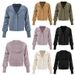 Women's Splicing Hooded Sweatshirt European And American Style Zipper Hood Short Sweater Lazy Fashion_ecoleips.com