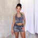 Women's Clothing Summer New Denim Skirt Suit Fashion Design Cross Embroidery Casual Stretch Denim Two Piece Suit_ecoleips.com