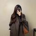 Melard Fashion High-End Wool Coat For Women, Autumn And Winter Thickened Over-the-Knee Mid-Length Korean Style Woolen_ecoleips.com