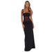 Foreign Trade 2025 Spring New European And American Women's Fashion Sexy Lace Patchwork Hollow Out_ecoleips.com