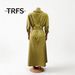 Silky Slim Waist A-Line Midi Dress High-End Heavy Duty Solid Color New 2023 Summer Suit Collar Women's Fashion_ecoleips.com