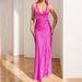 2026 Spring New Arrival: Cross-Border European American Foreign Trade Women's Clothing - Elegant And Sexy V-Neck Pleated_ecoleips.com
