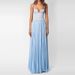 Women's Sexy Embroidery Splicing Solid Gown Fashion Pleated Slim Folded Party Dress Elegant Low-Neck Sleeveless Waist Long Dress_ecoleips.com