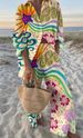 Custom Digital Print Women's Summer Top Set, Vibrant 3D Pattern, Sleeveless & Short-Sleeve Options (S-5XL)_ecoleips.com