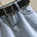 2026 Summer New Denim Shorts Women's High Waist Skinny Versatile Student Wide Leg Pants Curled A-word Hot Pants_ecoleips.com
