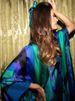 Bohemian Floral Printed Long Dress For Women Fashion V-neck Half Sleeve Oversized Maxi Dress Lady 2025 Chic Vacation Vestidos_ecoleips.com