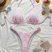 Sexy Floral Print Bikini Swimwear European And American Style Two Piece Swimsuit Tie Up Ins Fresh Cute 2025 Foreign Trade_ecoleips.com