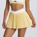 Anti-Exposure Base Yoga Fitness Tennis Dress Sports Wear One-Piece Two-Piece Set_ecoleips.com