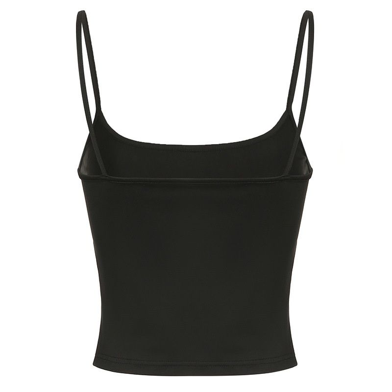 Ins Sexy Hot Girl Pure Desire Slim Fit Base Layer Slimming Camisole Elastic Inner Outer Wear Sleeveless Tank Top Women T_ecoleips.com