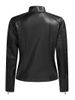 K New European And American Women's Leather Jacket With Fashionable Zipper, Short Motorcycle Retro Jacket_ecoleips.com